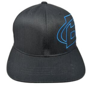 Bodybuilding Fitted Hat Black Medium Solid Embroidered Flexfit Outdoor